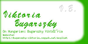 viktoria bugarszky business card